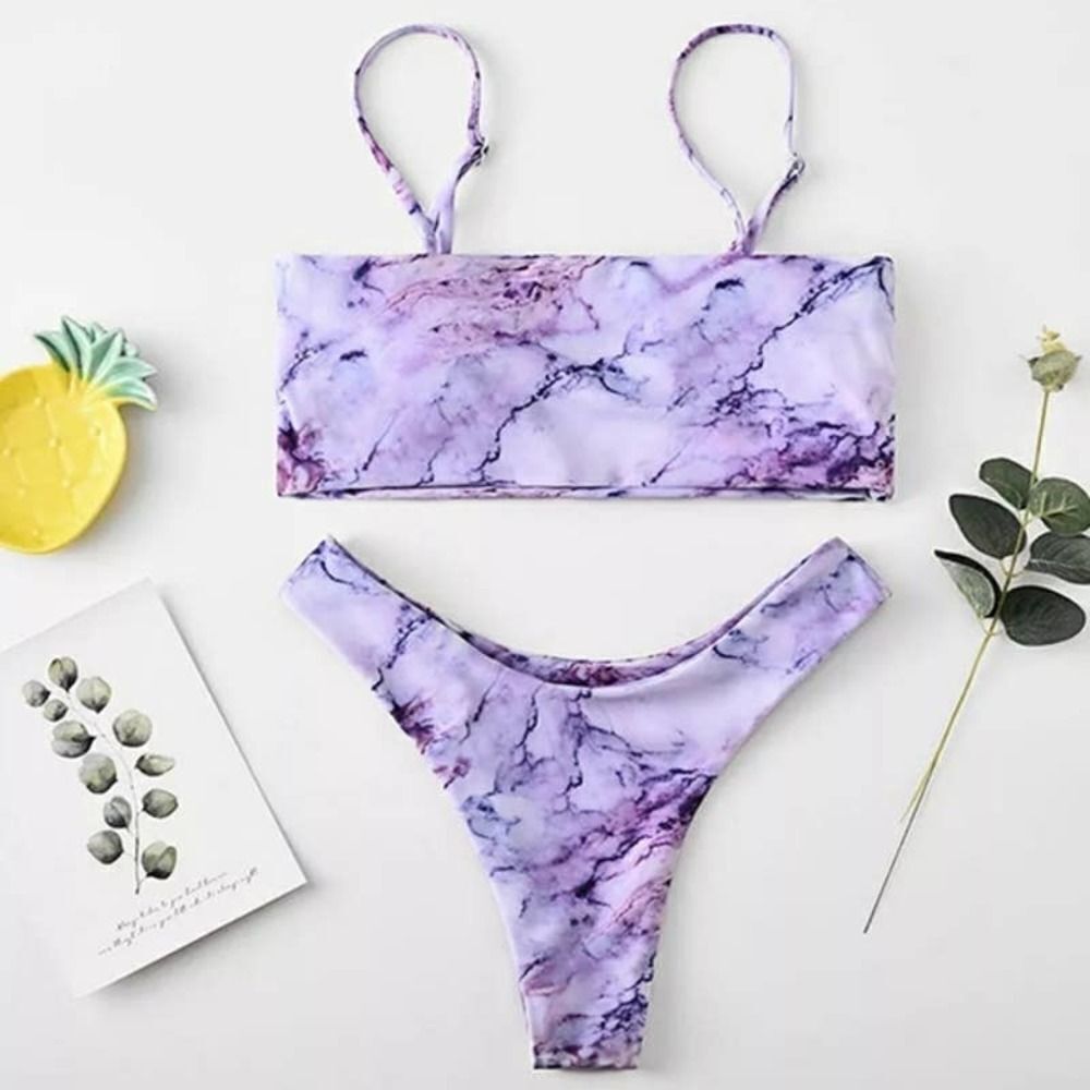 Madison ♡ Marble Bandeau Bikini M